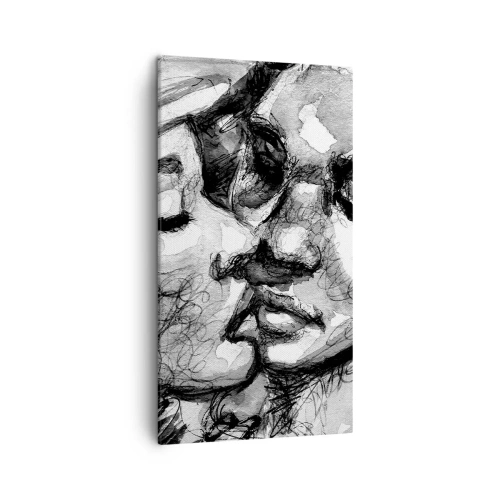 Obraz na plátne - Nežný okamih - 45x80 cm