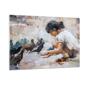 Obraz na skle - Maličkí a najmilší - 120x80 cm