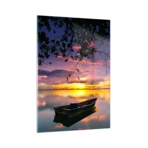 Obraz na skle - „Zdá sa, že visíš uprostred neba…“ - 50x70 cm