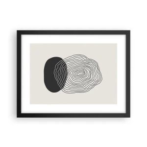 Plagát v čiernom ráme - Trvanie a kmitanie - 40x30 cm