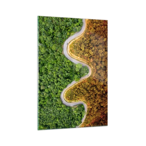 Obraz na skle - Hranice a prelomy - 70x100 cm