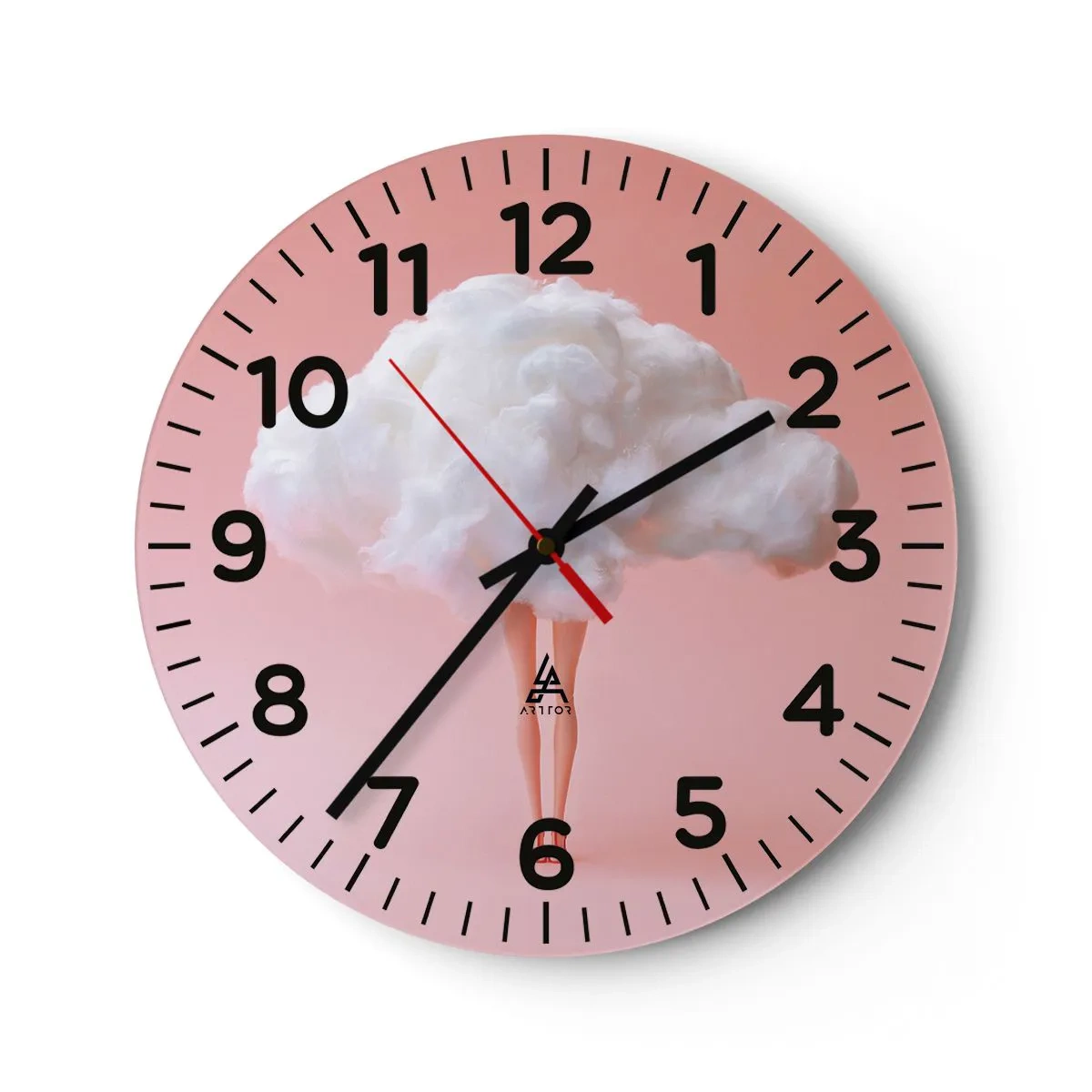 Nástenné hodiny - Sladký sľub - 30x30 cm