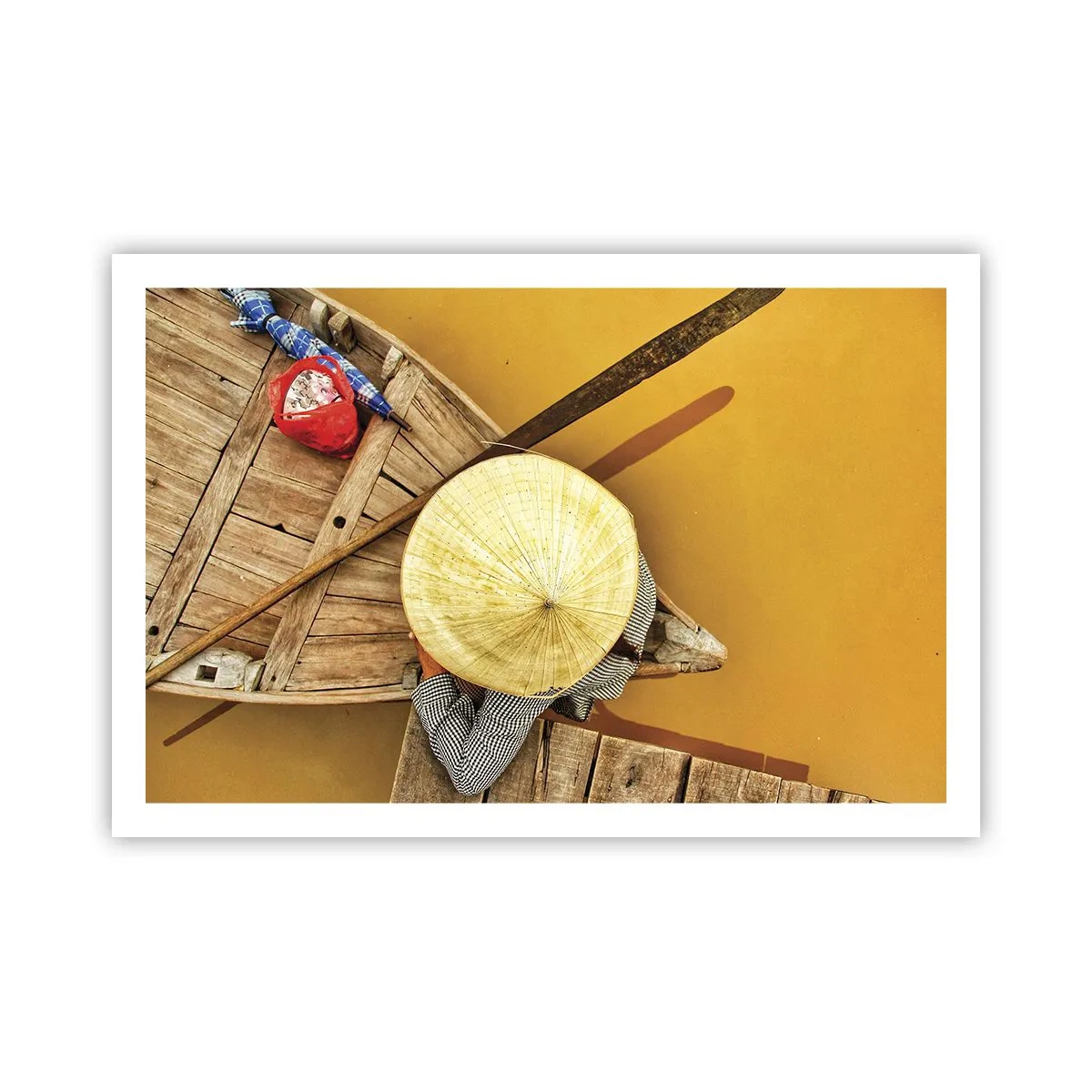 Plagát - Život na žltej rieke - 91x61 cm