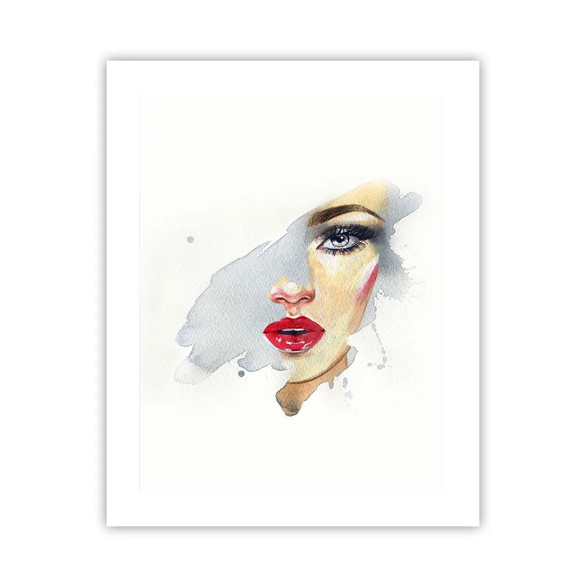 Plagát - Odraz v kvapke vody - 40x50 cm