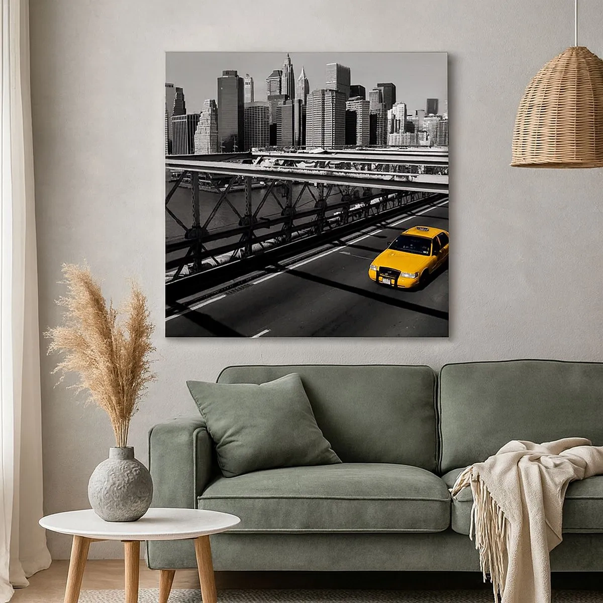 Obraz na plátne - Farba veľkomesta - 30x30 cm