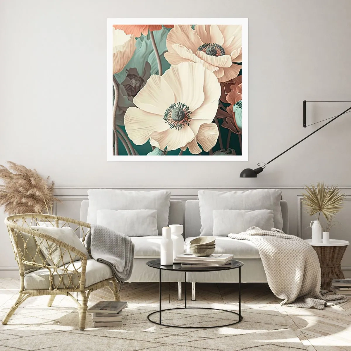 Plagát - Šepot makov - 60x60 cm