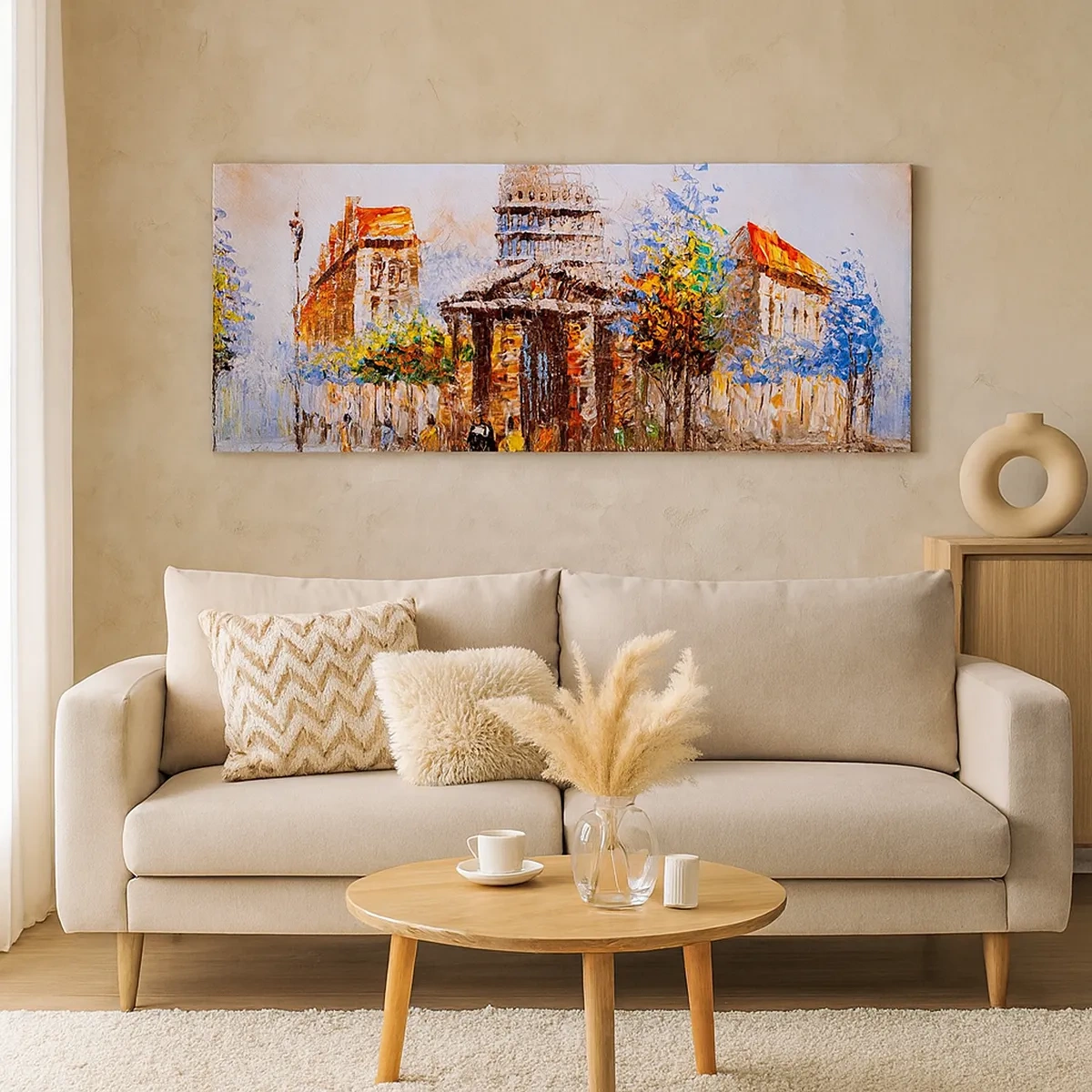 Obraz na plátne - Parížska prechádzka - 30x30 cm