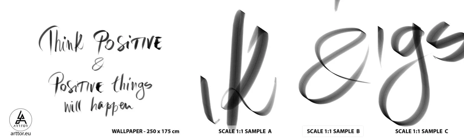 Vzorka Fototapeta Standard Eco - Ako žiť? - Typografia, Afirmácia, Maxim - 100x30 cm