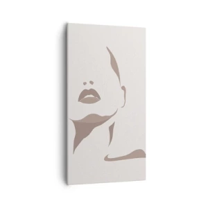 Obraz na plátne - Stvorená zo svetla a tieňa - 55x100 cm