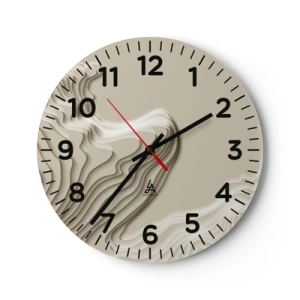 Nástenné hodiny - Topografia umenia - 30x30 cm