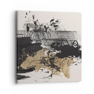 Obraz na plátne - Kompozícia s vášňou - 40x40 cm