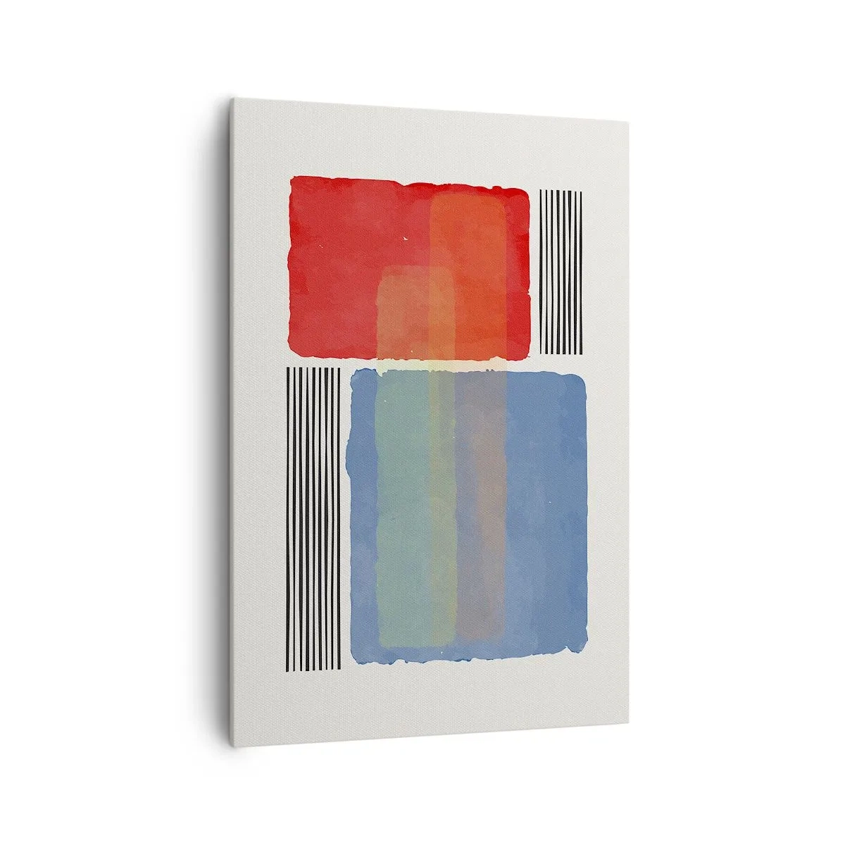 Obraz na plátne - Duch a písmeno geometrie - 70x100 cm