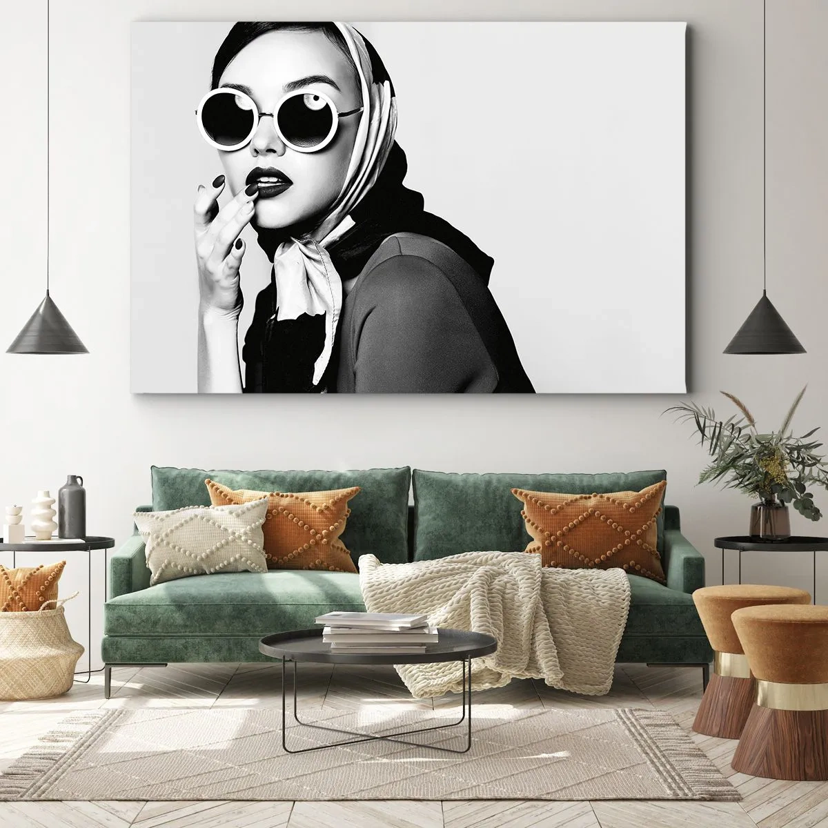 Obraz na plátne - Pozdravy zo 60. rokov - 120x80 cm