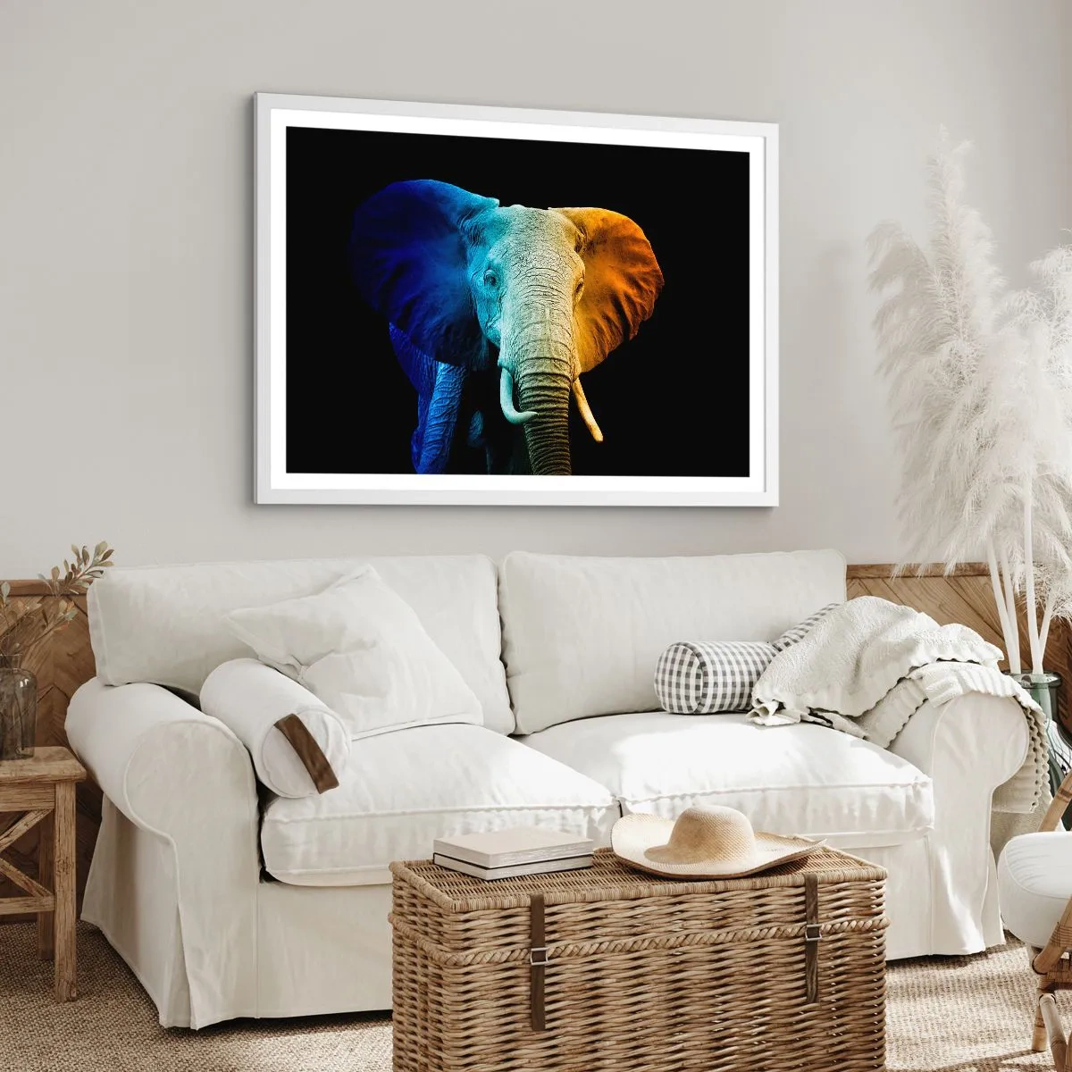 Plagát v bielom ráme - Excentrický muž, avšak nie podivín - 91x61 cm