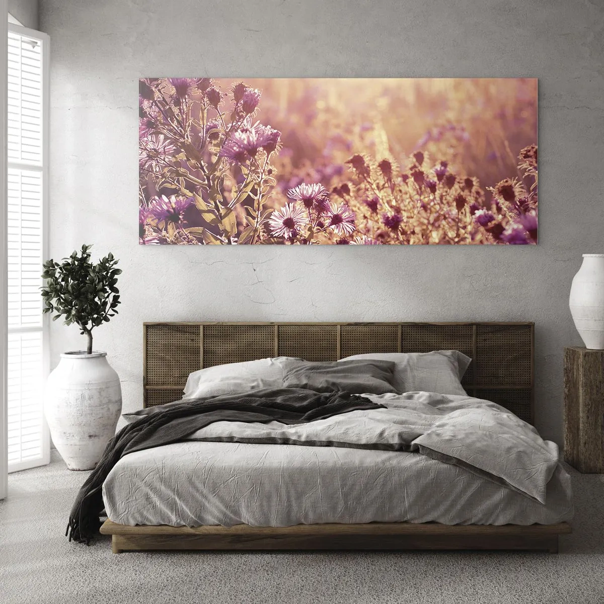 Obraz na skle - Než skončí leto - 160x50 cm