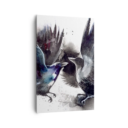 Obraz na plátne - Havran havranovi… - 80x120 cm