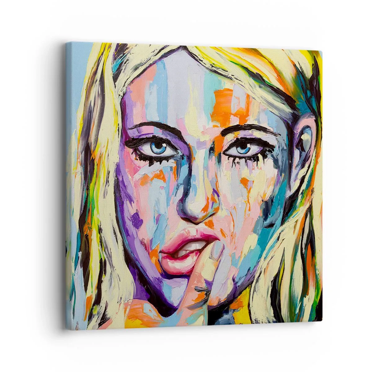 Obraz na plátne - Pozri sa jej priamo do očí - 30x30 cm