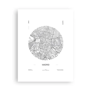 Plagát - Anatómia Madridu - 30x40 cm