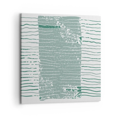Obraz na plátne - Morská abstrakcia - 60x60 cm