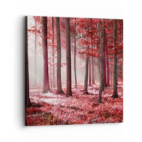 Obraz na plátne - Červená je rovnako krásna - 30x30 cm
