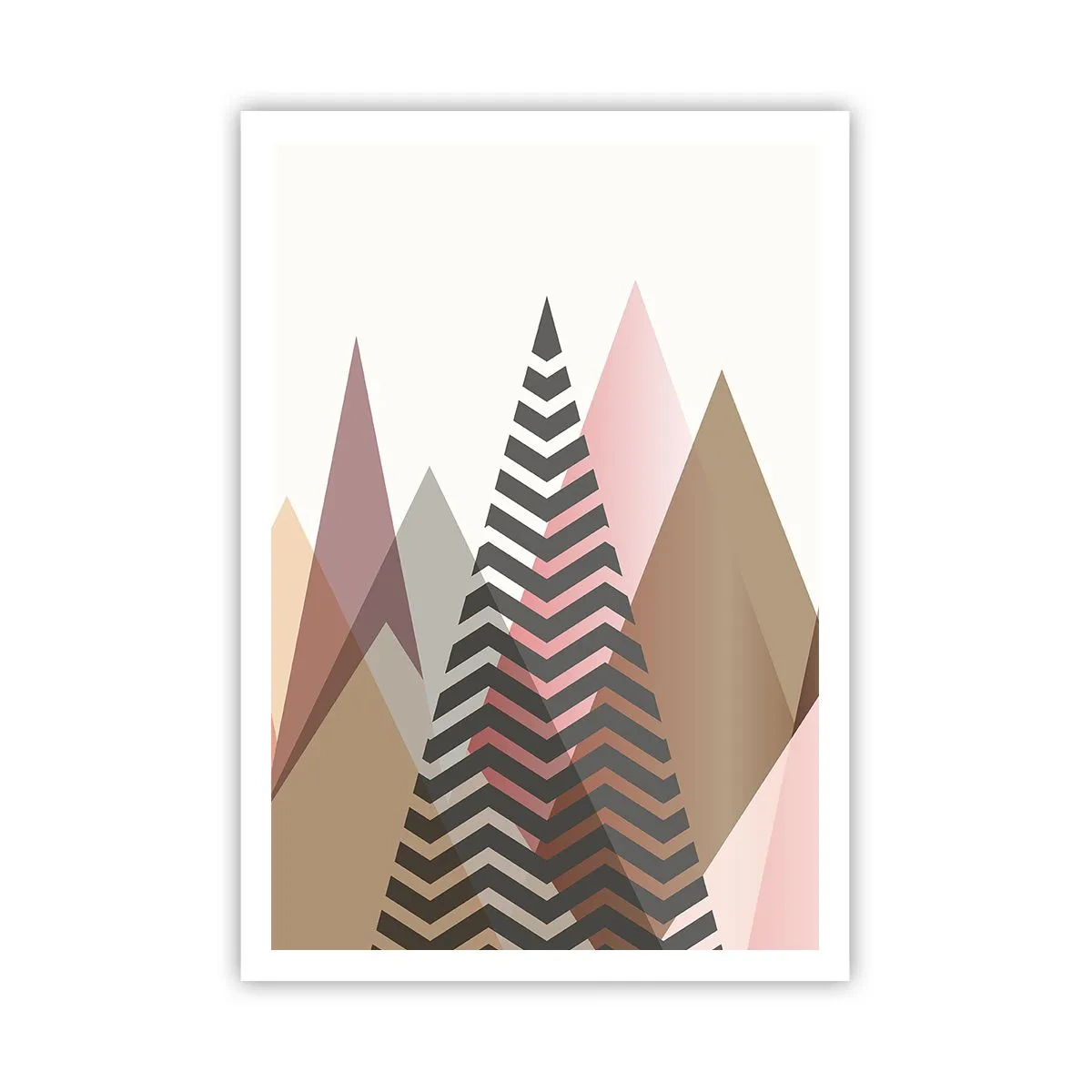 Plagát - Pyramidálny pohľad - 70x100 cm