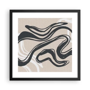 Plagát v čiernom ráme - Znásobená expresia - 40x40 cm