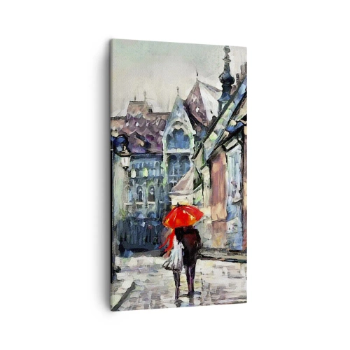 Obraz na plátne - Dážď pre dvoch - 45x80 cm