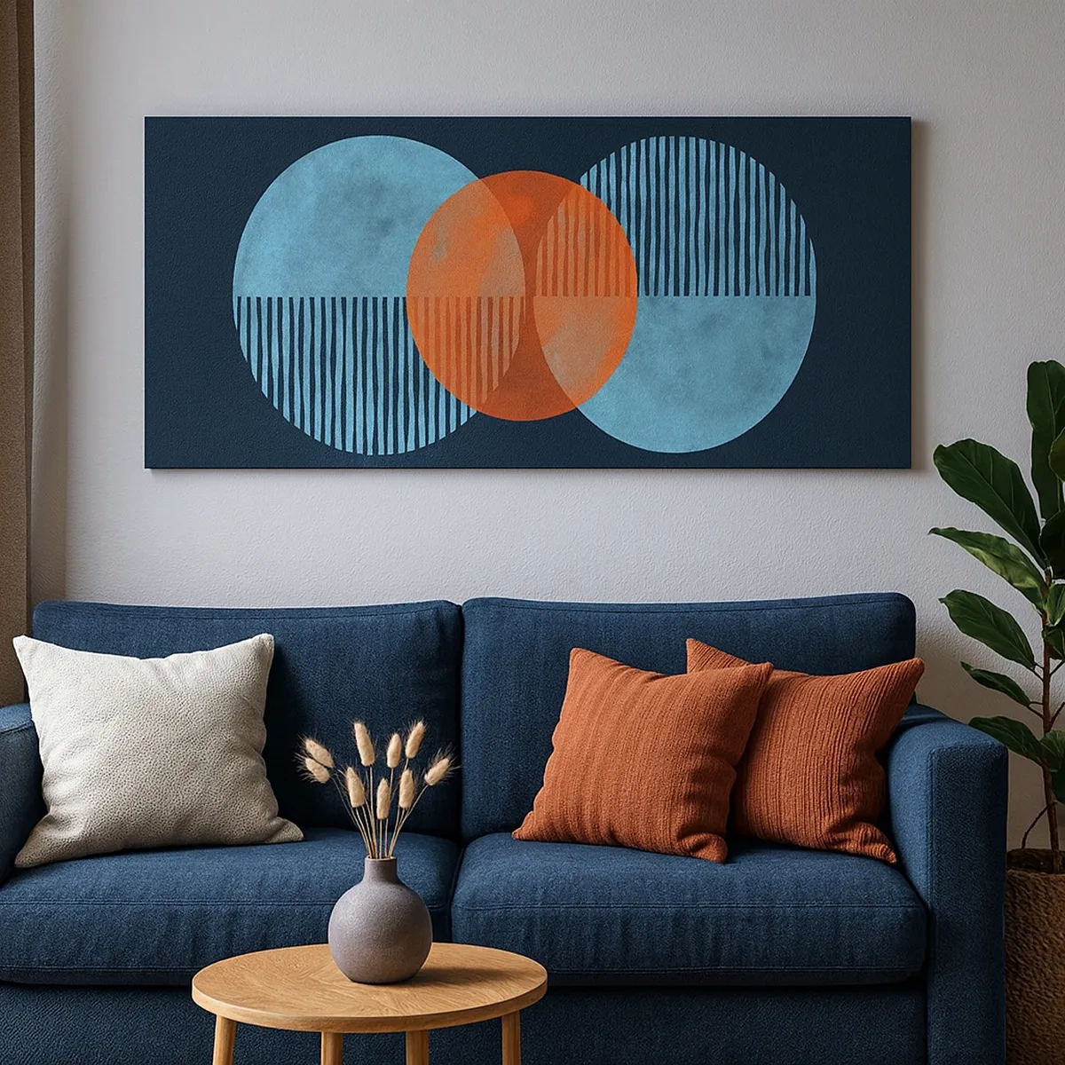 Obraz na plátne - Symetrická kompozícia - 30x30 cm