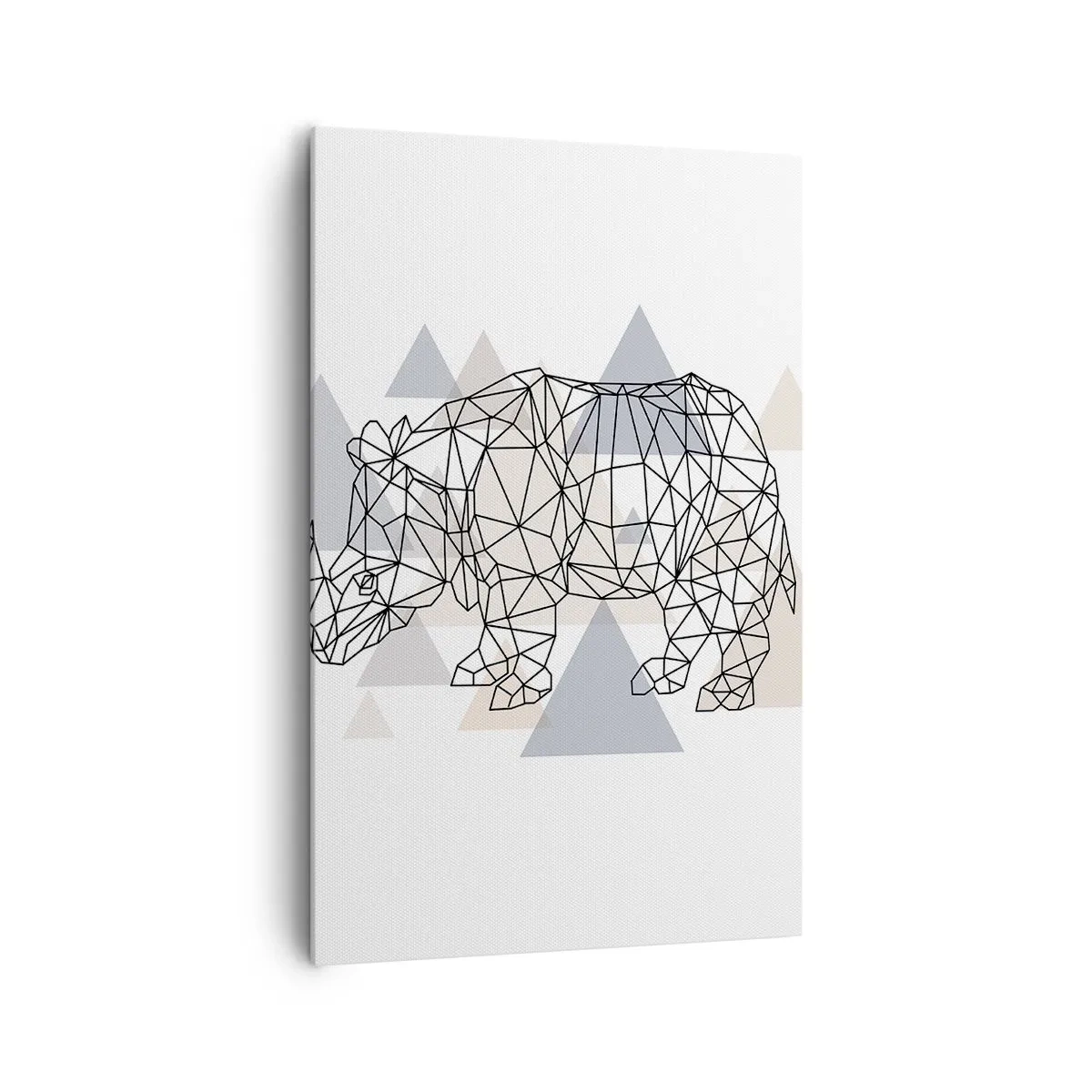 Obraz na plátne - Štruktúra sily - 80x120 cm