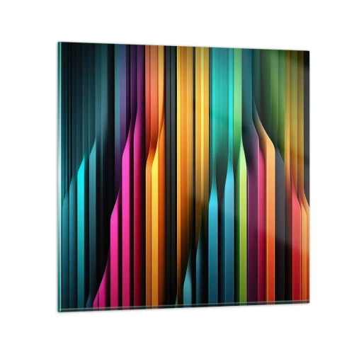 Obraz na skle - Svetelný organ - 50x50 cm