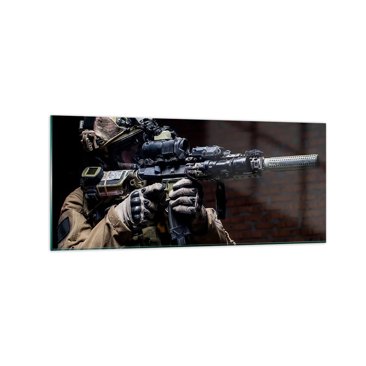 Obraz na skle - Vražedne účinný - 120x50 cm