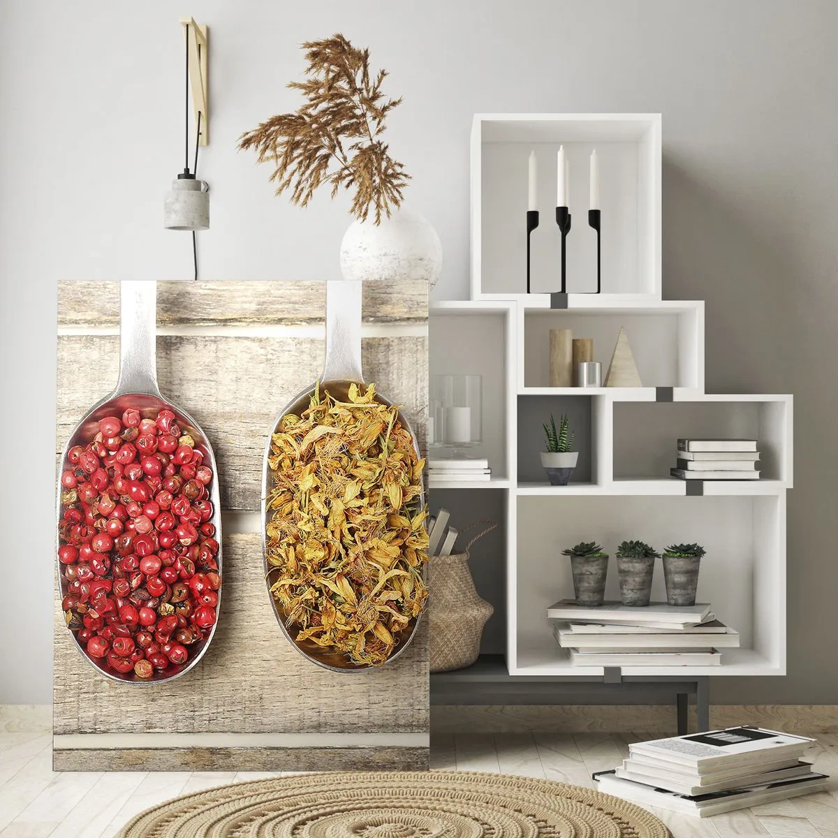 Obraz na skle - Kuchynská mágia - 70x100 cm