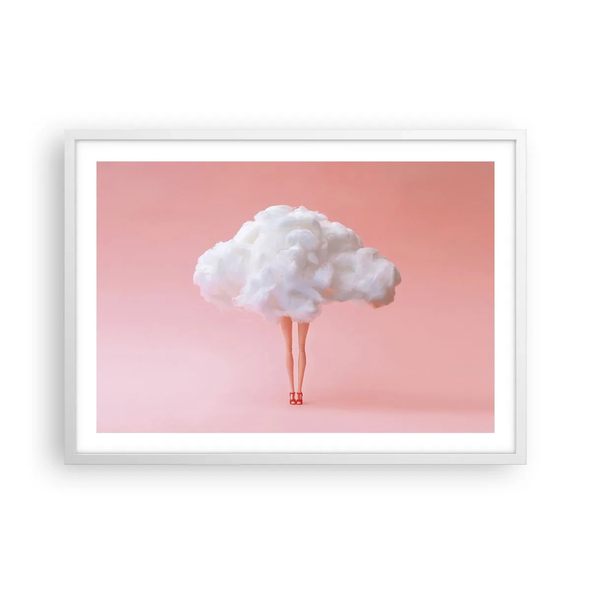 Plagát v bielom ráme - Sladký sľub - 70x50 cm