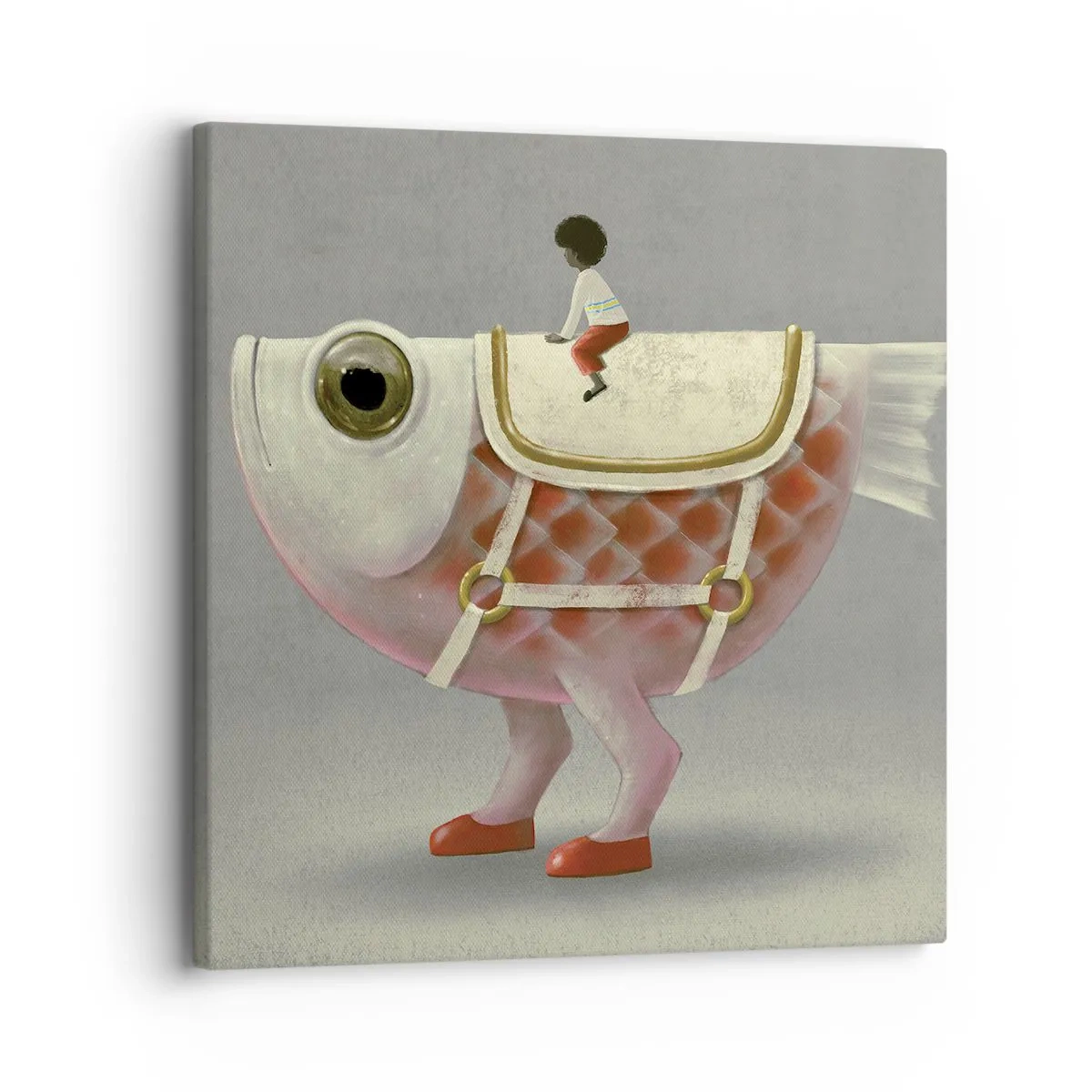 Obraz na plátne - Rybí jazdec - 30x30 cm