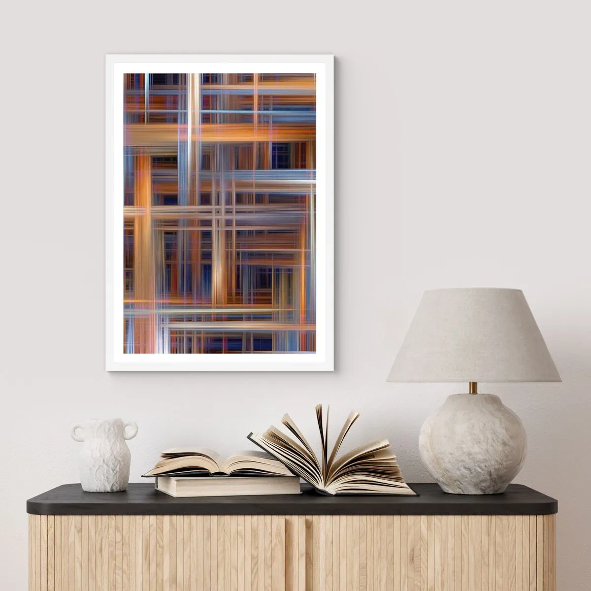 Plagát v bielom ráme - Utkané zo svetla - 40x50 cm