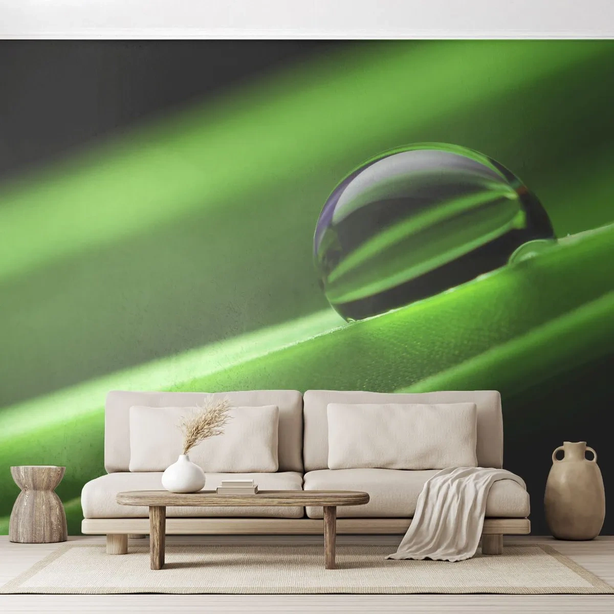 Fototapeta Premium Canvas - Život zblízka - Abstrakcia, Grafika, Kvapka vody - 350x256 cm