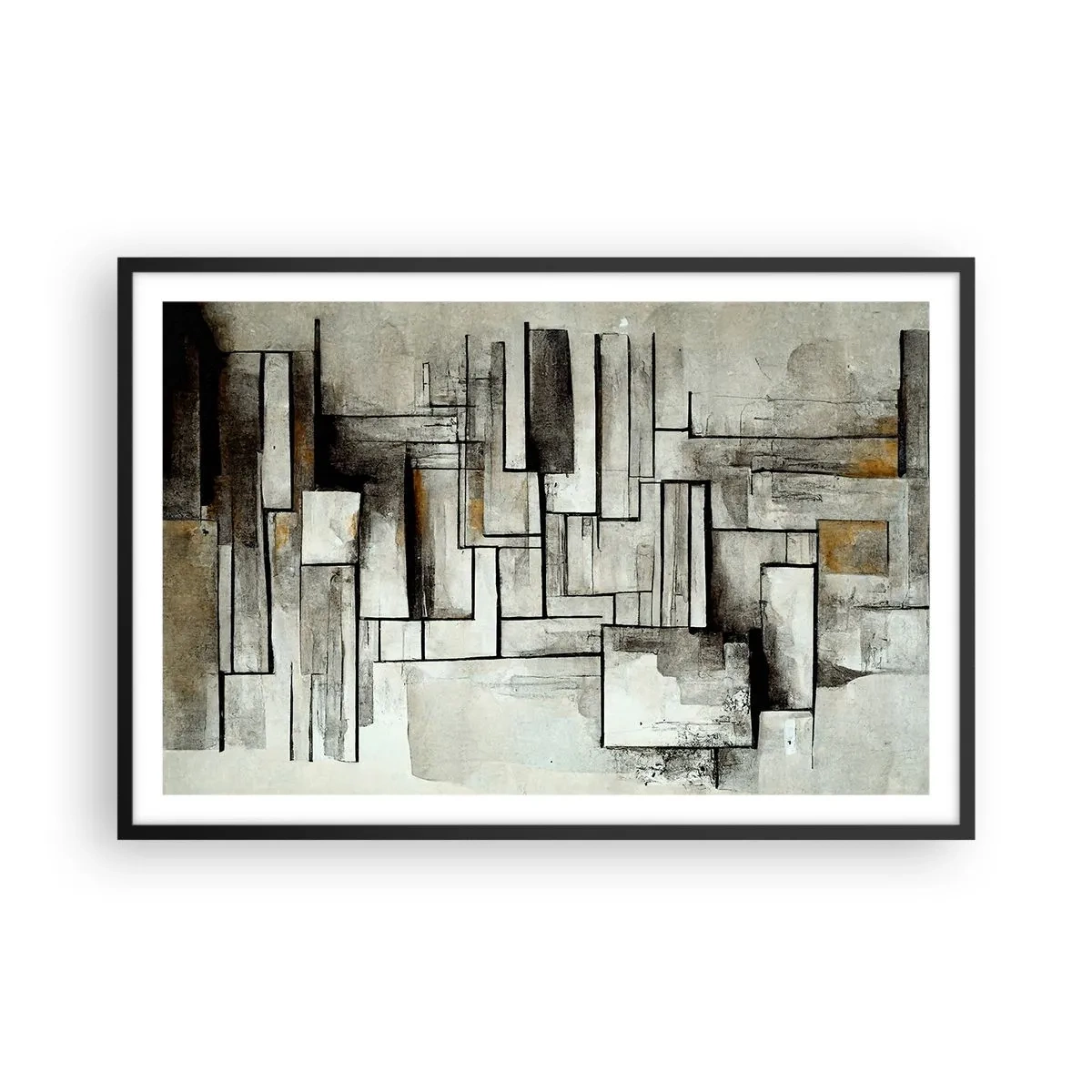 Plagát v čiernom ráme - Sila jednoduchosti - 91x61 cm