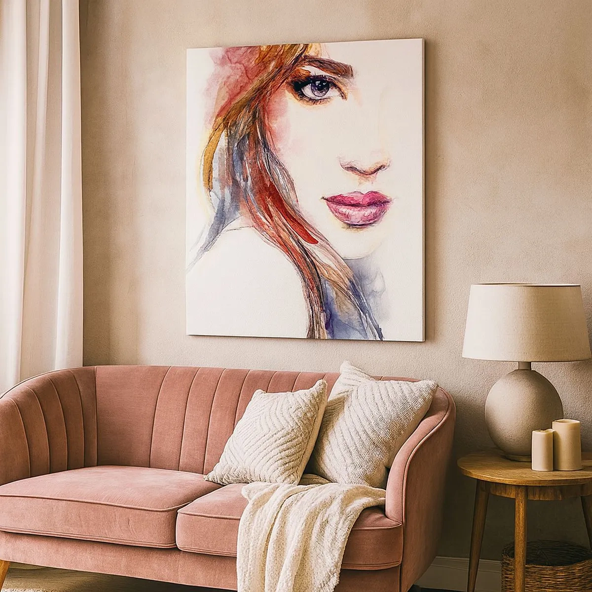 Obraz na plátne - Vademecum - poď so mnou - 30x30 cm