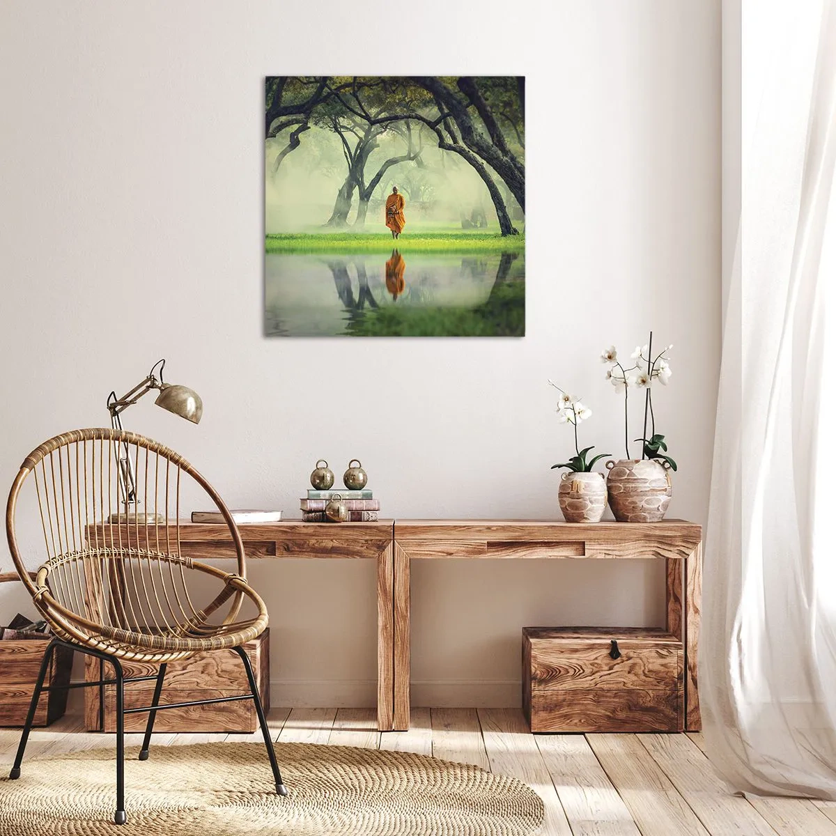 Obraz na plátne - Na ceste k osvieteniu - 50x50 cm