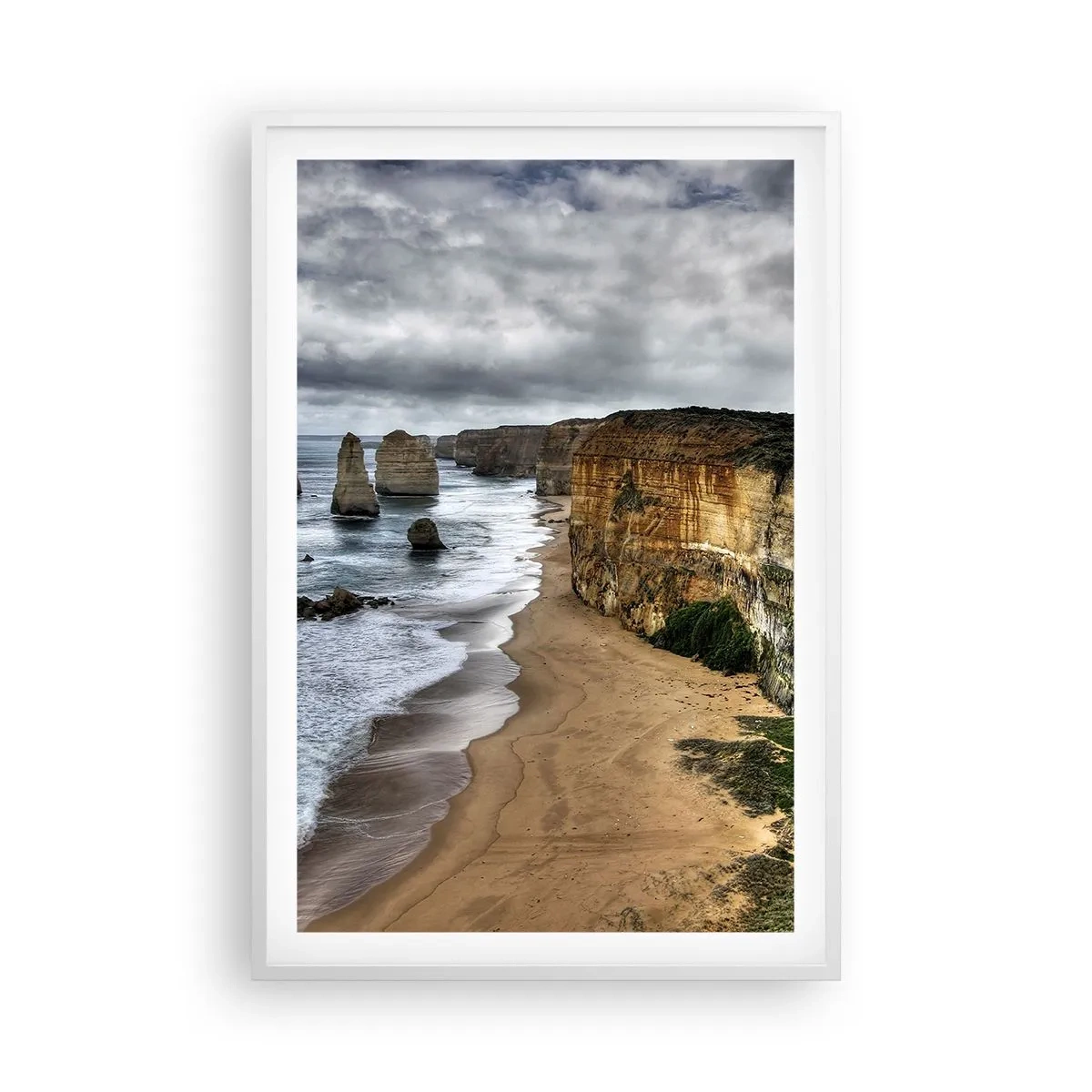 Plagát v bielom ráme - Drsná krása - 61x91 cm