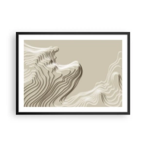 Plagát v čiernom ráme - Topografia umenia - 70x50 cm