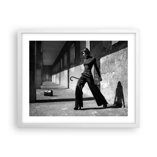 Plagát v bielom ráme - Mestská elegancia - 50x40 cm