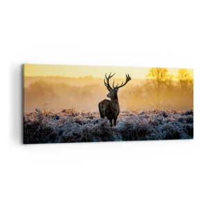 Obraz na plátne - Korunovaný na svojom panstve - 120x50 cm