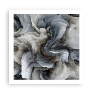 Plagát - Kameň a kvet - 60x60 cm