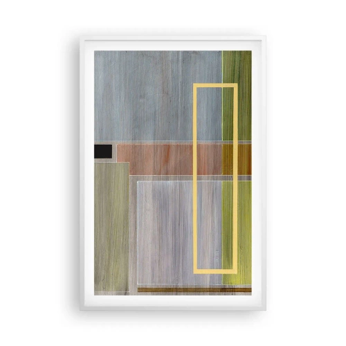 Plagát v bielom ráme - Jednoducho a v kľude - 61x91 cm