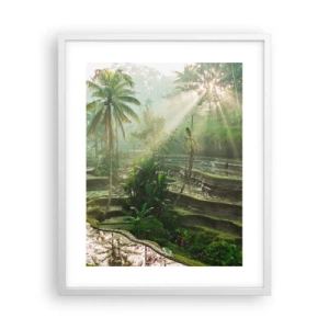 Plagát v bielom ráme - Vyrastať na slnku - 40x50 cm