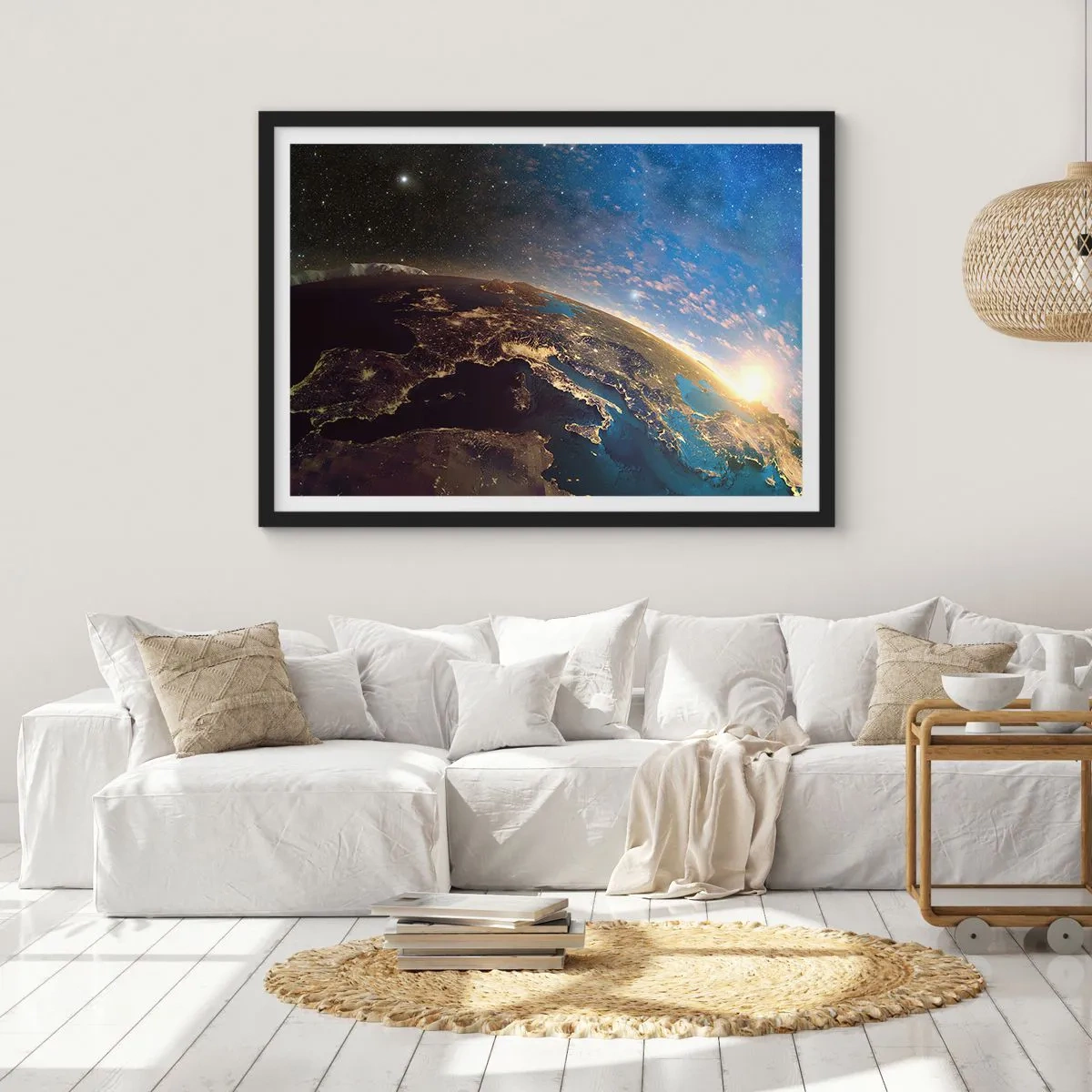 Plagát v čiernom ráme - Pozrime sa na seba s odstupom - 50x40 cm