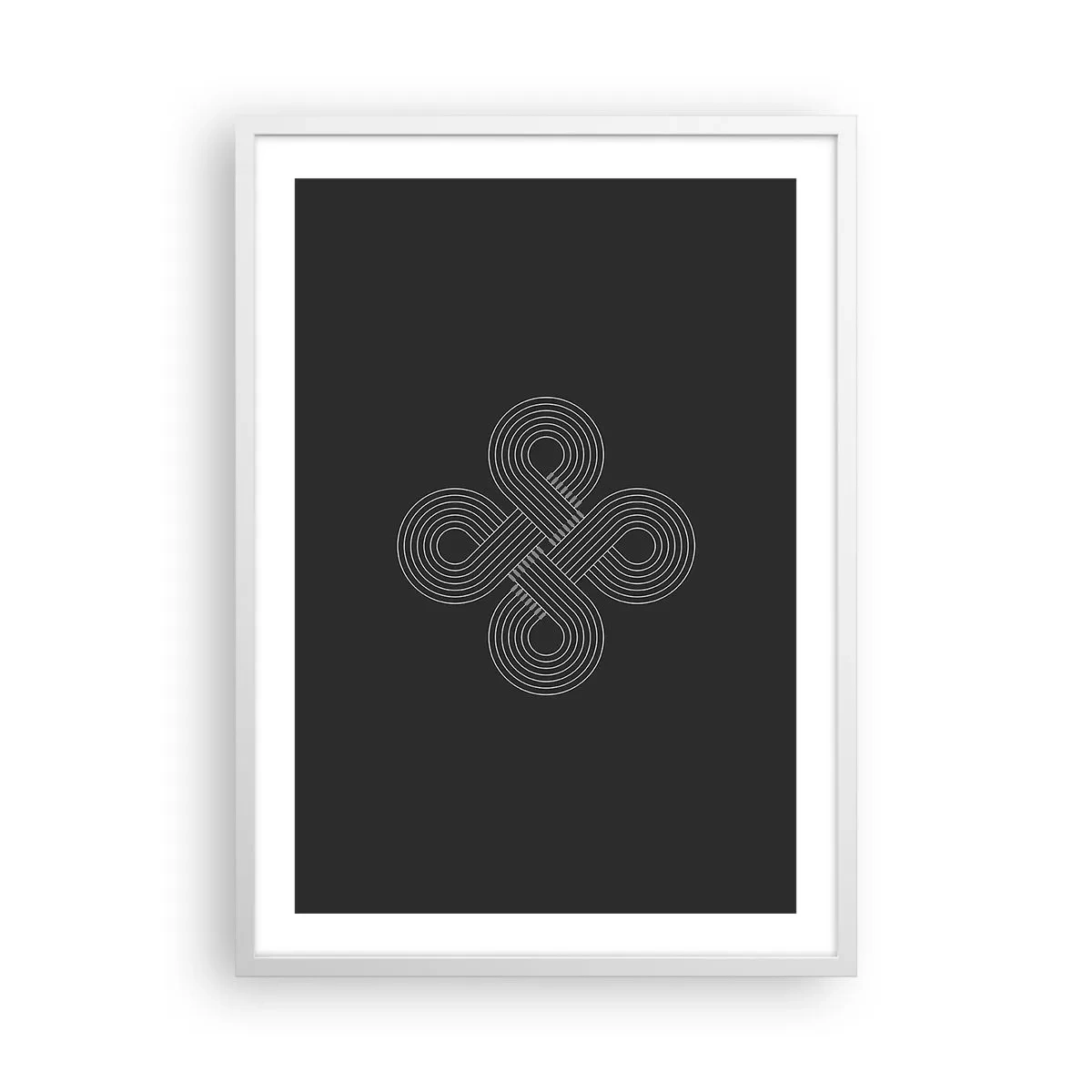 Plagát v bielom ráme - V keltskom duchu - 50x70 cm