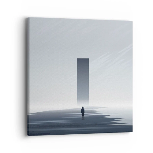 Obraz na plátne - Príležitosť alebo hrozba? - 40x40 cm