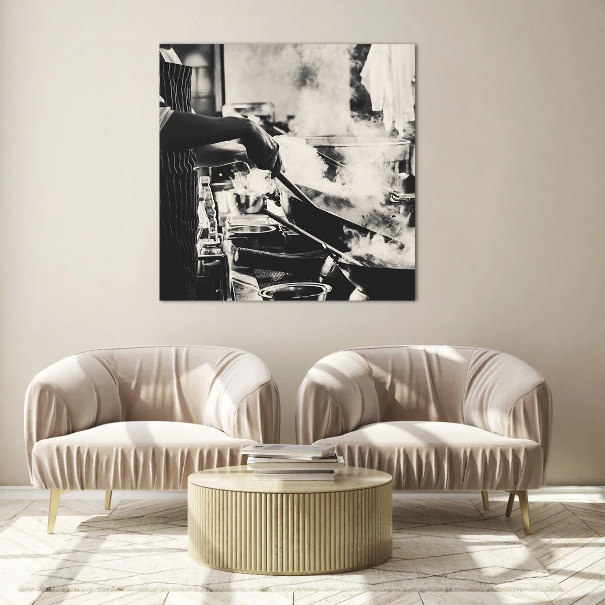 Obraz na skle - Alchýmia chutí - 40x40 cm